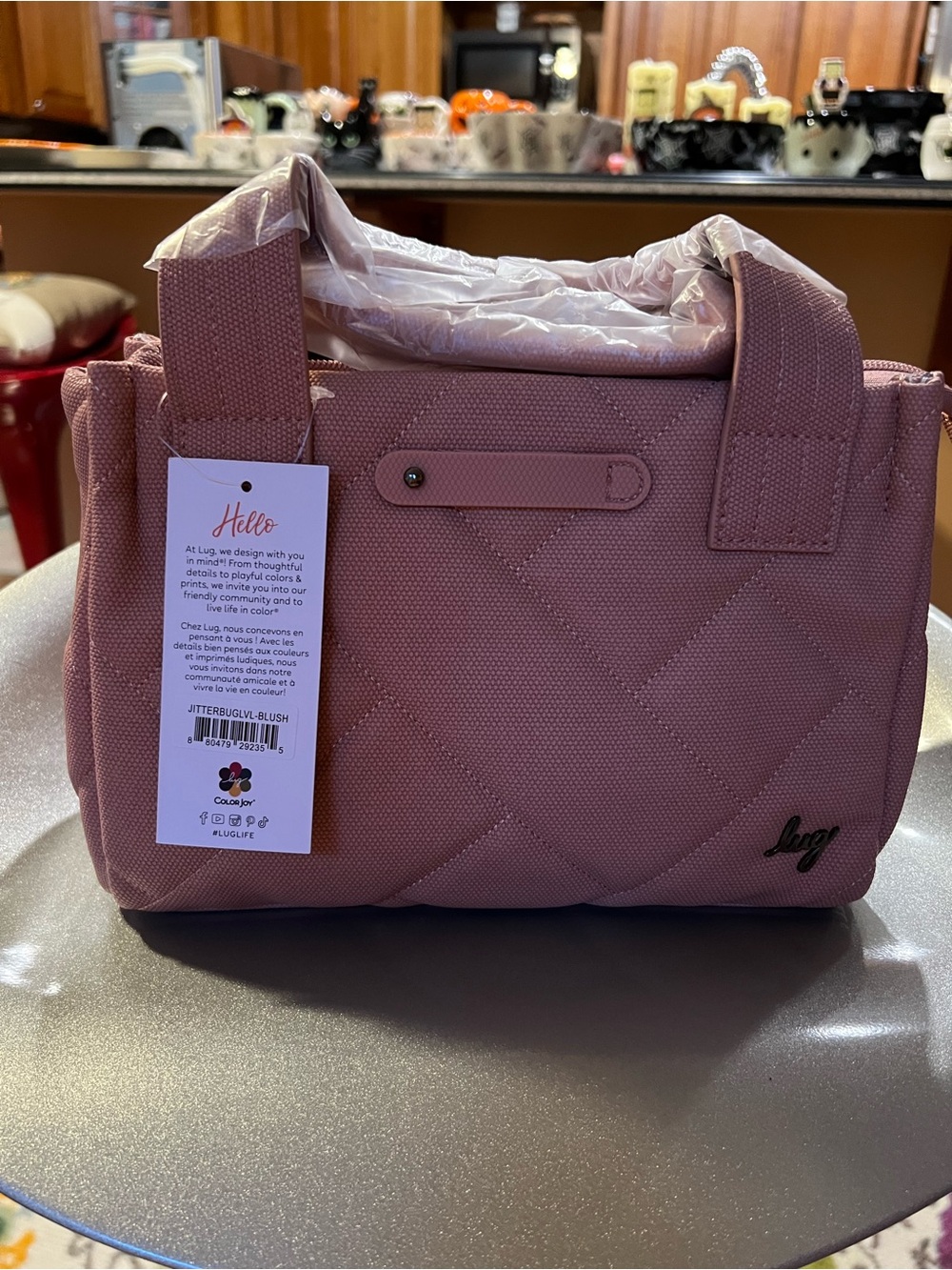 lug Jitterbug Matteluxe Crossbody in Blush Pink NWT